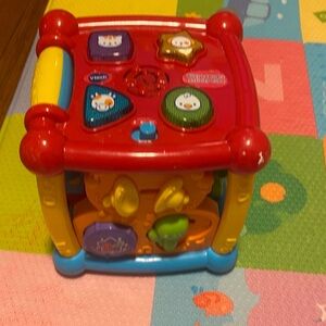 Colorful Interactive Activity Cube for Kids